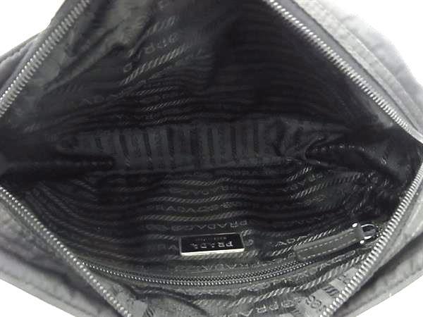 PRADA プラダ ショルダーバッグ トライアングルロゴ - ブラック テスートナイロン ユニセックス 三角ロゴマーク 白タグ