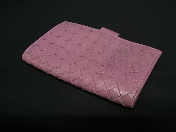 BOTTEGA VENETA ボッテガヴェネタ キーケース イントレチャート ピンクパープル レザー レディース 6連
