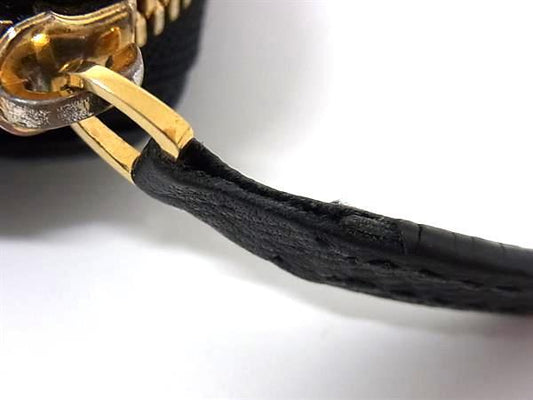 BALENCIAGA バレンシアガ 財布 BBロゴ 601390 ブラック レザー ユニセックス ラウンドファスナー 長財布 ゴールド金具