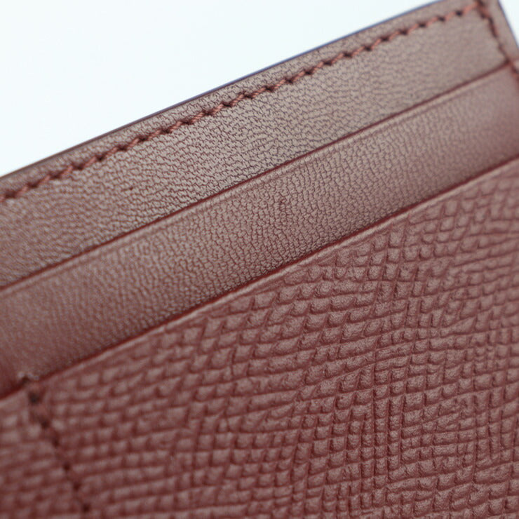 超美品 CELINE セリーヌ マルチファンクション カードホルダー カードケース 10B763BFP カーフレザー バーガンディ パスケース 名刺入れ