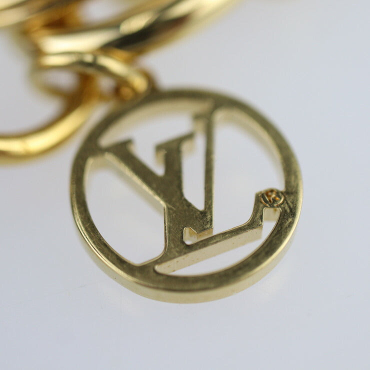 超美品 LOUIS VUITTON ルイ ヴィトン ポルト クレ キリガミ YK 草間彌生 コラボ キーホルダー M01209 モノグラムキャンバス ブラウン マルチカラー ゴールド金具 キーリング バッグチャーム ビトン