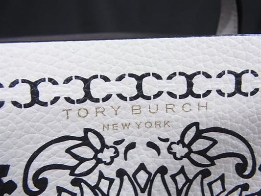TORY BURCH トリーバーチ トートバッグ ペリー ホワイト系 レザー レディース ペイズリー柄 超美品