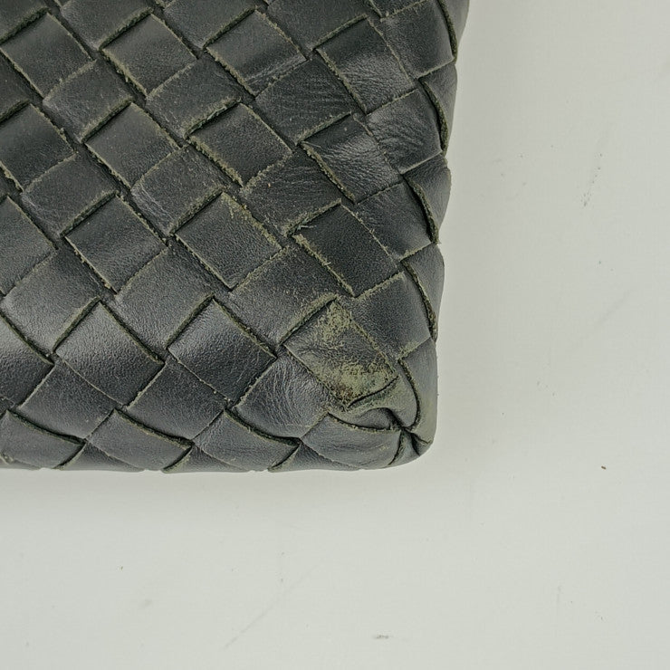 BOTTEGA VENETA ボッテガ ヴェネタ ショルダーバッグ イントレチャート 172736 グレー系 カーフレザー メンズ クロスボディバッグ