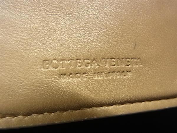 BOTTEGA VENETA ボッテガヴェネタ 財布 イントレチャート 二つ折り財布 121060 ベージュ系 レザー ユニセックス