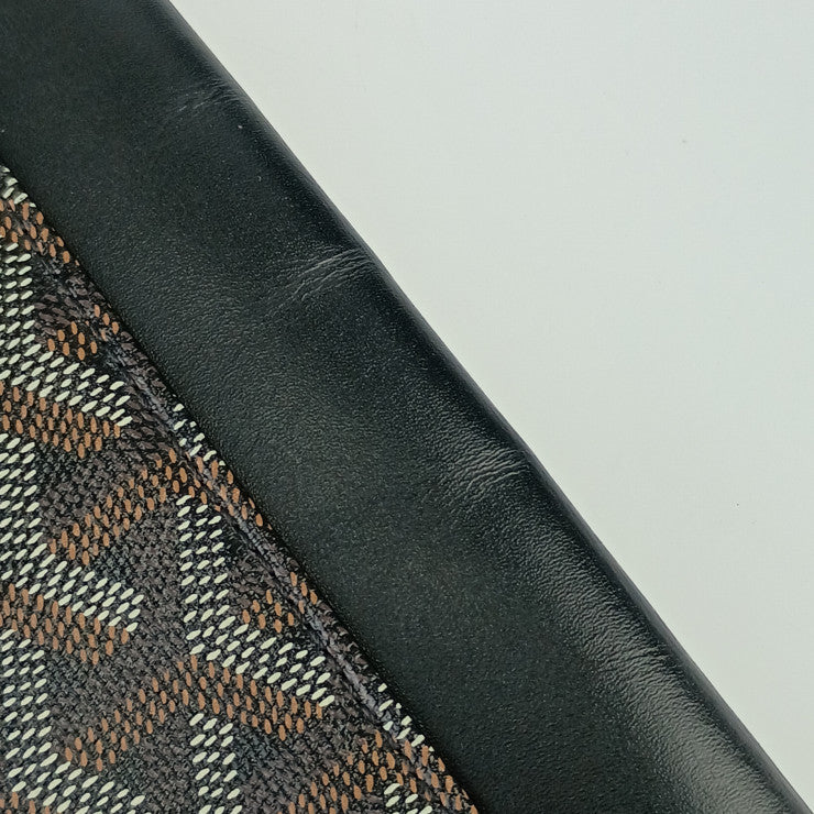 美品 GOYARD ゴヤール クラッチバッグ カモンドMM - ブラック PVC レザー ユニセックス