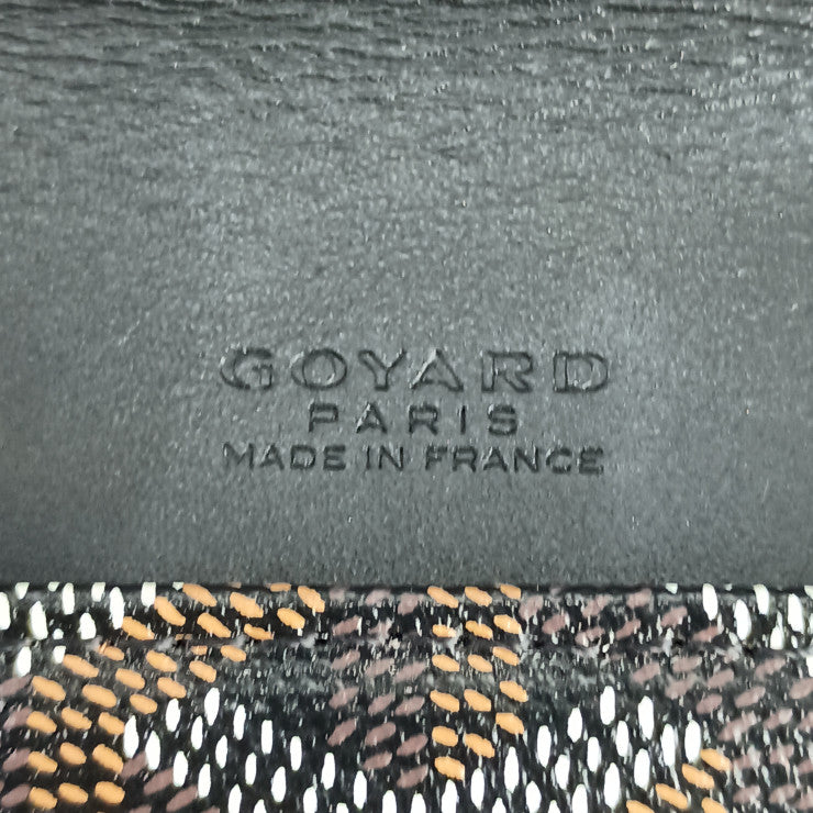 美品 GOYARD ゴヤール クラッチバッグ カモンドMM - ブラック PVC レザー ユニセックス