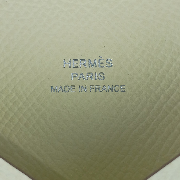 新品未使用展示品 HERMES エルメス カードケース カルヴィ - ジョーヌミルトン(イエロー系) エプソン ユニセックス 名刺入れ