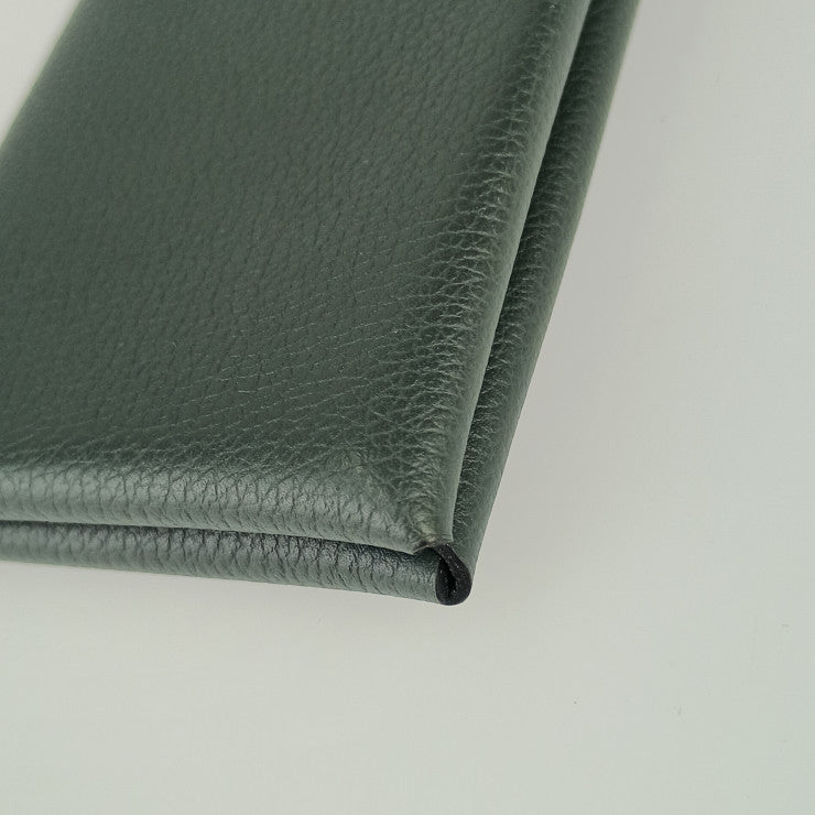 超美品 HERMES エルメス カードケース カルヴィ - ヴェールアマンド(グレー系) エヴァーカラー ユニセックス 名刺入れ
