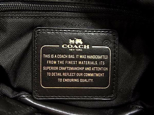 COACH コーチ トートバッグ シグネチャー イーディ ハンドバッグ 36466 ブラウン系 キャンバス×レザー レディース 超美品