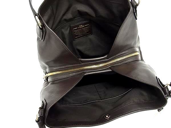 COACH コーチ トートバッグ シグネチャー イーディ ハンドバッグ 36466 ブラウン系 キャンバス×レザー レディース 超美品
