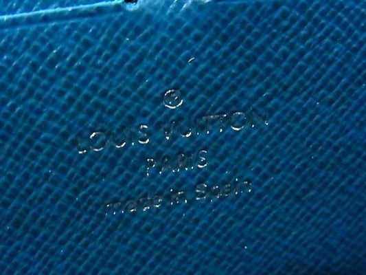 LOUIS VUITTON ルイヴィトン 長財布 エピ ジッピーウォレット M60311 シアン レザー ユニセックス ラウンドファスナー シルバー金具