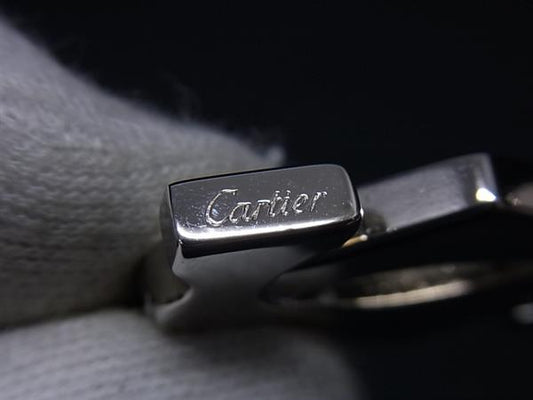 Cartier カルティエ ペンダント 2Cロゴ ネックレストップ シルバー メタル ユニセックス 美品