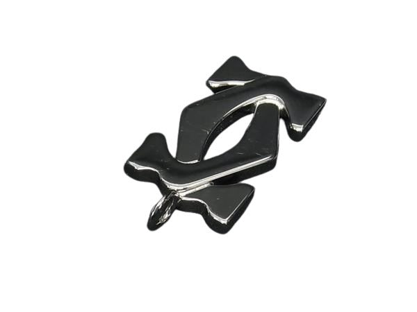 Cartier カルティエ ペンダント 2Cロゴ ネックレストップ シルバー メタル ユニセックス 美品