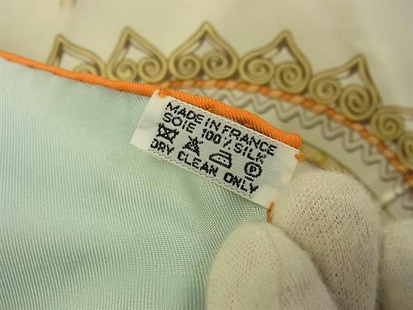 HERMES エルメス スカーフ カレ90 マルチカラー シルク100% レディース paperole 馬車と貴族