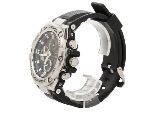 CASIO カシオ 時計 GSHOCK GSTEEL GSTB100 Series GSTB1001AJF ブラック シルバー 樹脂/ステンレススチール メンズ アナログ