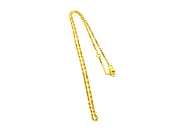 新品未使用展示品 CELINE セリーヌ ネックレス - ゴールド メタル ユニセックス チェーン