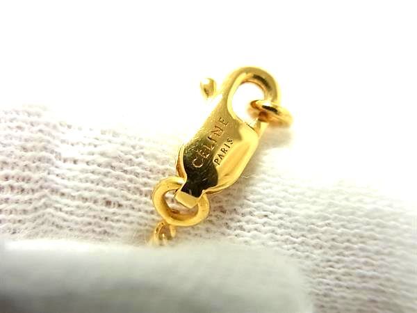 新品未使用展示品 CELINE セリーヌ ネックレス - ゴールド メタル ユニセックス チェーン