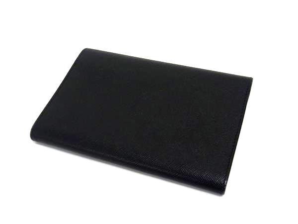 PRADA プラダ 三つ折り 財布 M510A ブラック サフィアーノレザー ユニセックス