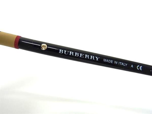 BURBERRY バーバリー サングラス - B 3094 ブラウン ブラック プラスチック メタル ユニセックス 超美品