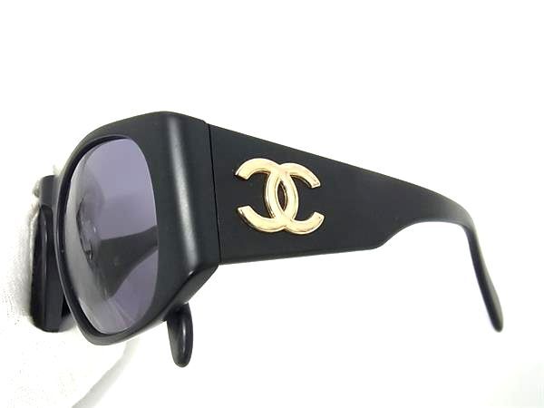 CHANEL シャネル サングラス ココマーク 01451 90405 ブラック プラスチック ユニセックス ゴールド金具
