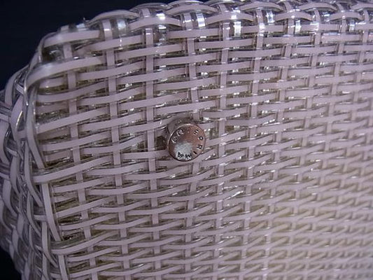 ANTEPRIMA アンテプリマ トートバッグ イントレッチオ ワイヤーバッグ ピンク シルバー PVCワイヤー レディース