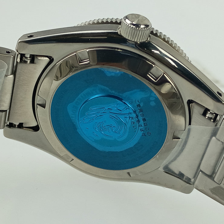 新品未使用展示品 SEIKO セイコー 腕時計 ボブルヘッドフィギア付き プロスペックス ダイバースキューバ 大谷翔平 2023 限定モデル SBDC191 / 6R35-02W0 シルバー ステンレス メンズ 自動巻き 国内限定1,700本