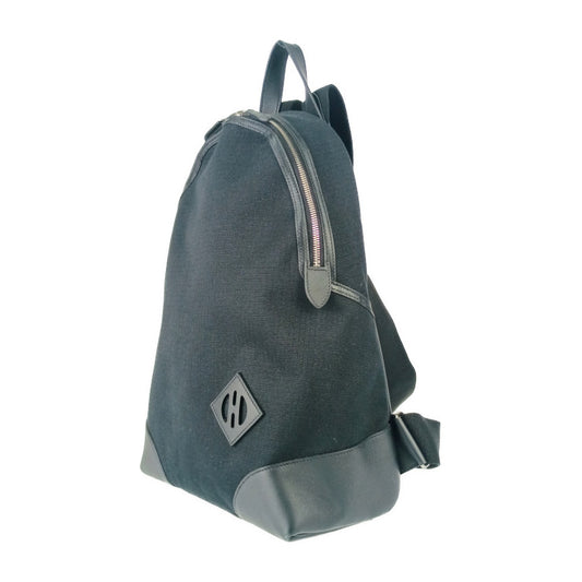 美品 HERMES エルメス バックパック サック アド オールバック - ブラック シルバー金具 トワルビヴァーク ヴォースイフト メンズ リュックサック