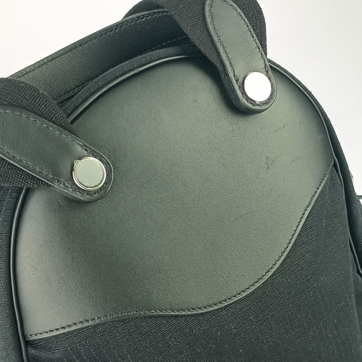 美品 HERMES エルメス バックパック サック アド オールバック - ブラック シルバー金具 トワルビヴァーク ヴォースイフト メンズ リュックサック