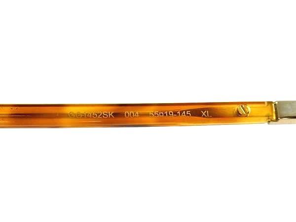 GUCCI グッチ サングラス - GG1452SK 004 ブラウン プラスチック ユニセックス べっ甲調