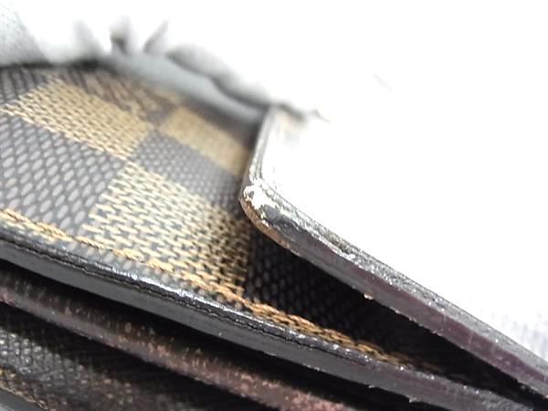 LOUIS VUITTON ルイヴィトン 財布 ダミエ ポルトフォイユ サラ N61726 エベヌ PVC レザー ユニセックス 二つ折り 長財布 ゴールド金具