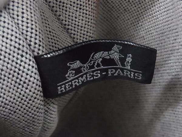 HERMES エルメス トートバッグ ニューフールトゥMM - グレー キャンバス ユニセックス