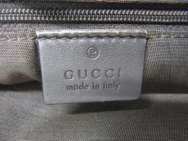 GUCCI グッチ トートバッグ ニューブリット 169946 ベージュ系 ブラウン系 GGキャンバス レザー レディース ショルダーバッグ ゴールド金具