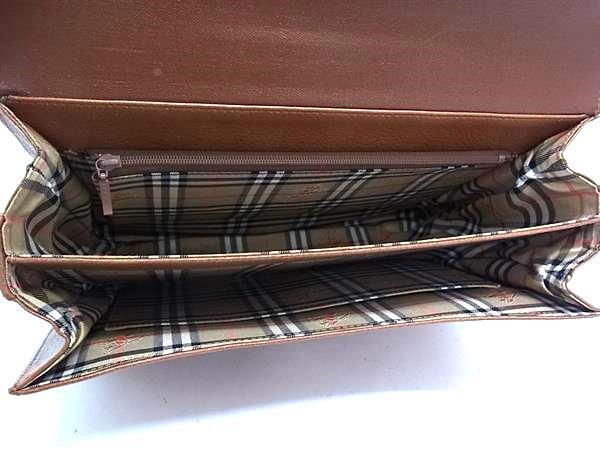 美品 Burberrys バーバリーズ ハンドバッグ 2WAYバッグ - ブラウン系 レザー レディース ショルダーバッグ ゴールド金具