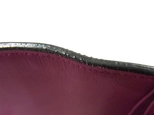 GUCCI グッチ 財布 GGスプリーム 410100 ベージュ レッド PVC×レザー レディース 二つ折り 長財布 美品