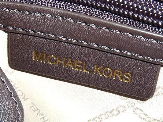 MICHAEL KORS マイケルコース ハンドバッグ GIGI トートバッグ 30F3G3GC7J CHOC MULTI (ブラウン系) キャンバス レディース 2WAY ゴールド金具 新品未使用展示品
