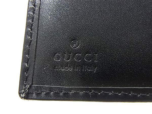 GUCCI グッチ 財布 ジャッキー 035 2888 2129 ブラック GGキャンバス×レザー レディース 二つ折り財布 シルバー金具