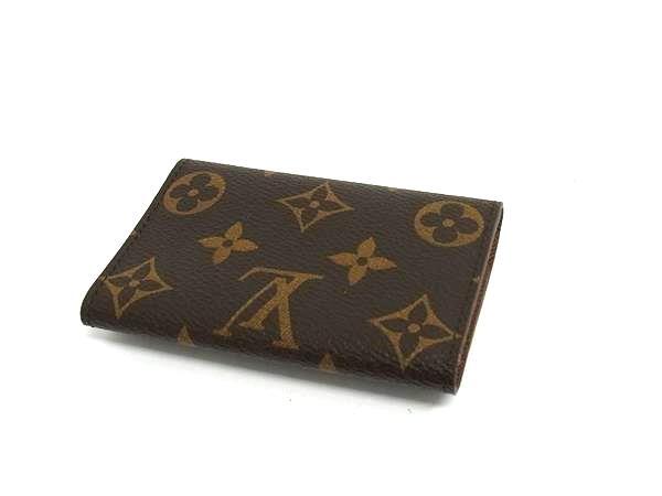 LOUIS VUITTON ルイヴィトン キーケース モノグラム ミュルティクレ6 M62630 ブラウン PVC レザー ユニセックス 6連 超美品