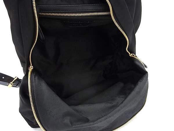 STELLA McCARTNEY ステラ マッカートニー リュックサック ファラベラ ゴー 456009 W8091 ブラック ナイロン ユニセックス 美品