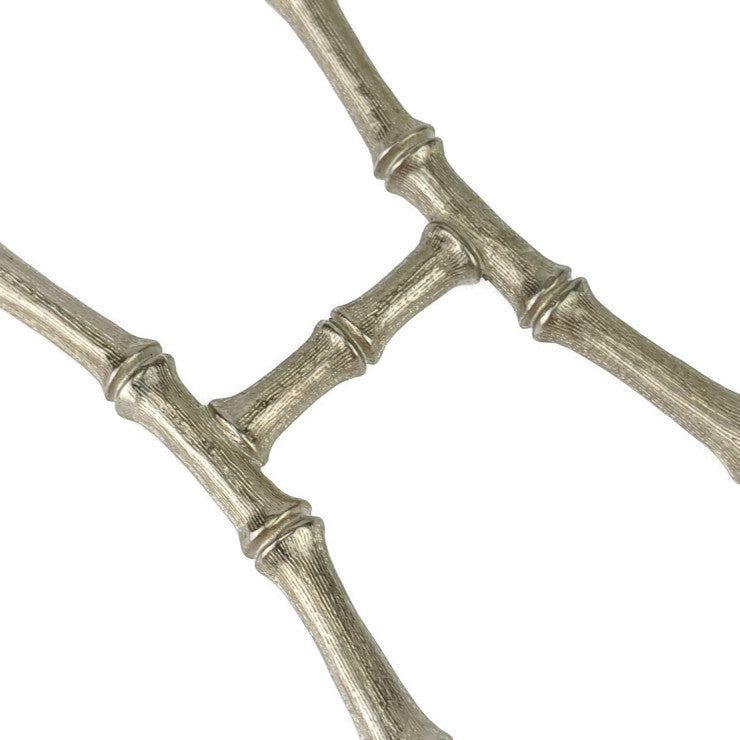 HERMES エルメス チョーカー Bamboo Halter Necklace バンブー ホルター ネックレス - ブラウン シルバー レザー メタル レディース