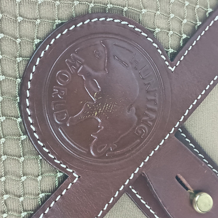 HUNTING WORLD ハンティングワールド トートバッグ サファリ トゥデイ - カーキ系 ブラウン キャンバス レザー ユニセックス ショルダーバッグ