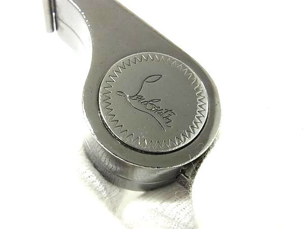 Christian Louboutin クリスチャンルブタン バッグチャーム - シルバー メタル ユニセックス ホイッスル 笛