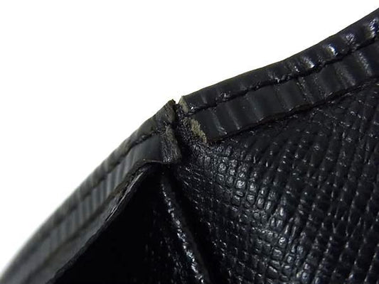 LOUIS VUITTON ルイヴィトン 財布 ポルトフォイユ サラ M63742 ブラック エピ ユニセックス 二つ折り長財布 シルバー金具