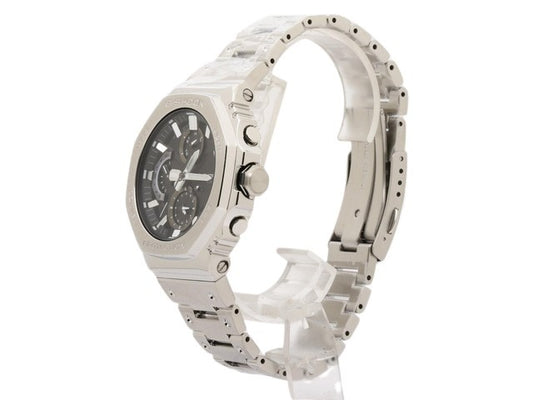 CASIO カシオ 腕時計 Gショック FULL METAL GMC B2100D 1AJF シルバー 黒文字盤 SS メンズ ソーラー アナログ Bluetooth 新品未使用展示品