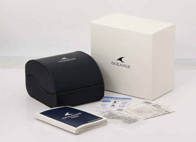 CASIO カシオ 腕時計 オシアナス クラシックライン OCW T2600G 1AJF シルバー 黒文字盤 チタン メンズ ソーラー電波 アナログ