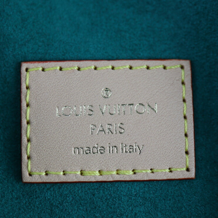 超美品 LOUIS VUITTON ルイ ヴィトン ウォレット オン チェーン アニモグラム ショルダーバッグ M11452 モノグラムキャンバス シャイニーカーフレザー ブラウン ピンク系 ゴールド金具 うさぎ ラビット ポシェット ビトン