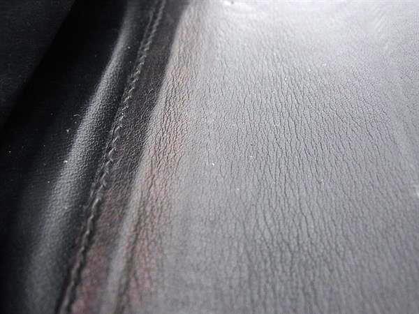 Cartier カルティエ 長財布 パンテール - ブラック パテントレザー レディース 三つ折り シルバー金具