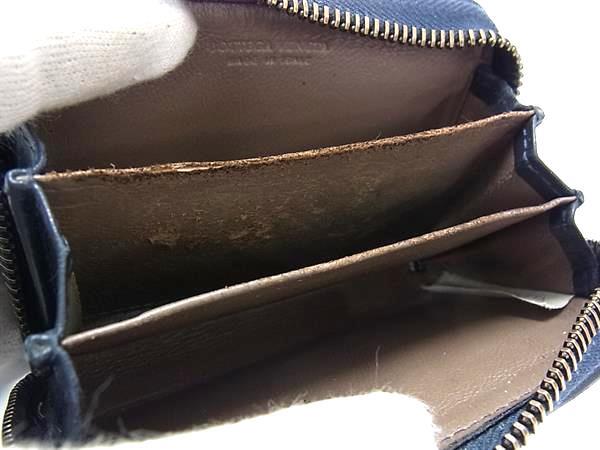 BOTTEGA VENETA ボッテガヴェネタ コインケース イントレチャート 114075 ネイビー レザー ユニセックス