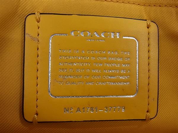 COACH コーチ ハンドバッグ マーサーサッチェル24 37779 イエロー系 レザー レディース 2WAY シルバー金具