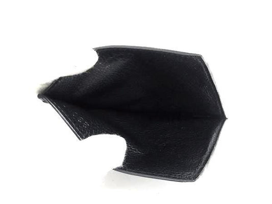 美品 PRADA プラダ カードケース トライアングルロゴ 2MC223 ブラック レザー メンズ 三角ロゴプレート シルバー金具