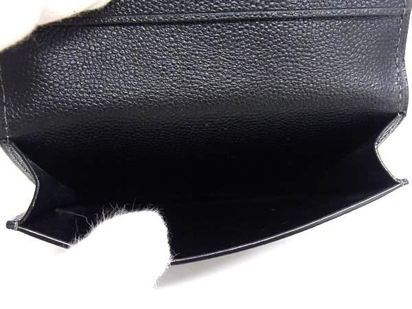 美品 Cartier カルティエ カードケース サントス - ブラック レザー メンズ シルバー金具